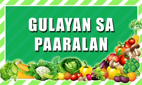 Gulayan sa Paaralan Tarpaulin Design (FREE!)