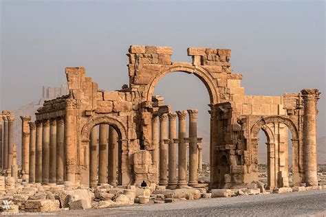 The ancient Roman Ruins of Palmyra