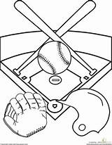 Baseball Field Coloring Page At GetColoringscom  Free Printable sketch template