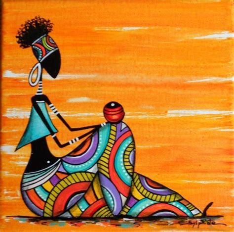 Épinglé par Natasha Lucky sur художества | Dessin africain, Peintures ...