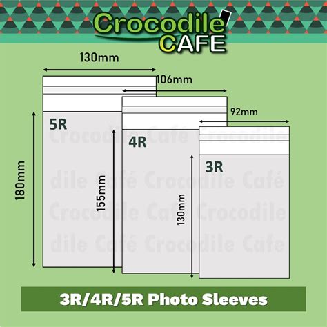 3R/4R/5R Photo Sleeves (20/100pcs) | Shopee Malaysia