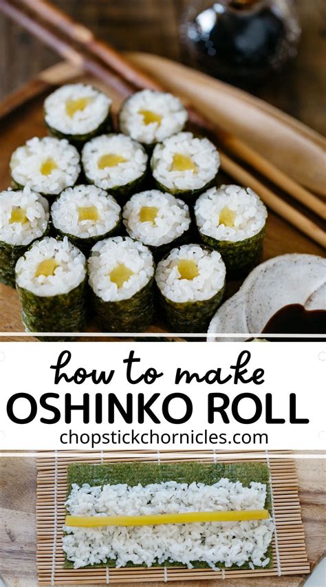 Vegan Sushi Oshinko Roll (お新香巻き） | Chopstick Chronicles in 2021 | Vegan sushi, Japanese street ...