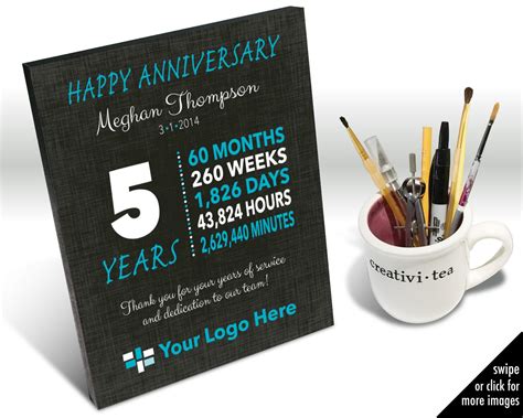 Work Anniversary Gift 5 Years Anniversary Gifts for - Etsy Singapore