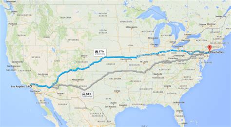 The Ten Best Routes For Driving Across America Cross Country Road Trip ...