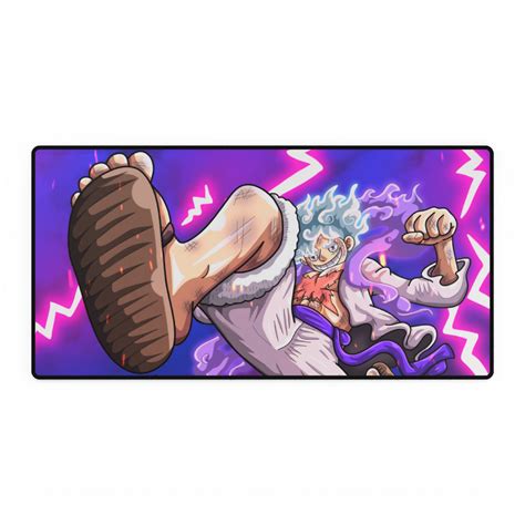 Luffy Gear 5 Mousepad, Luffy, Luffy Monkey, Zoro, Pirate, Gear 5, Luffy ...