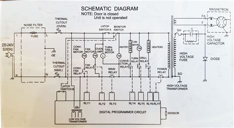 Microwave Oven Circuit Diagram Download