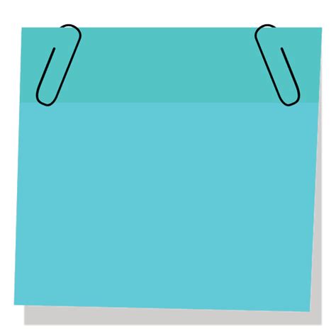 Blue sticky note with paperclip #AD , #Paid, #ad, #sticky, #note, #paperclip, #Blue | Sticky ...