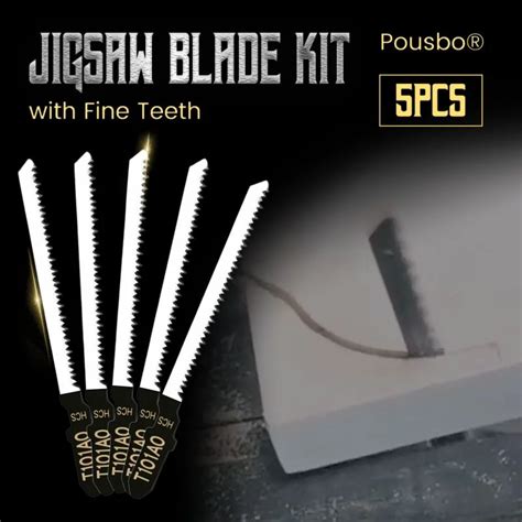 Jigsaw Blade Kit with Fine Teeth