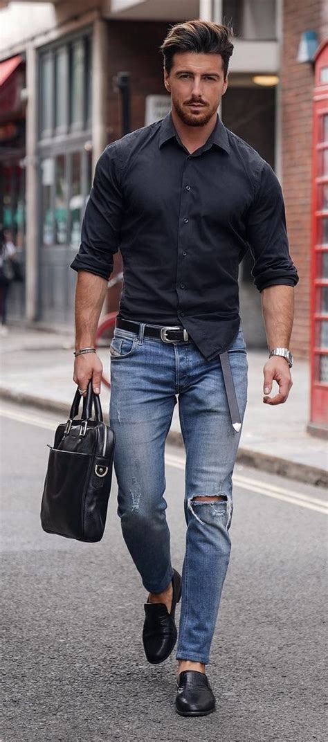 10 Incredible Ways to Stylishly Wear Black Shirt in 2021