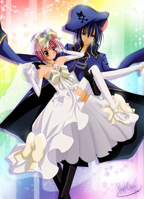 Commission: Amu X Ikuto by purplegirlz on DeviantArt