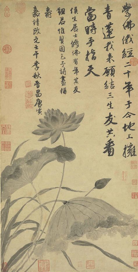 TANG YIN (ATTRIBUTED TO, 1470-1523) , Lotus | Christie's