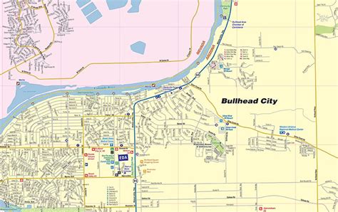 Map Of Bullhead City Arizona | Hiking In Map