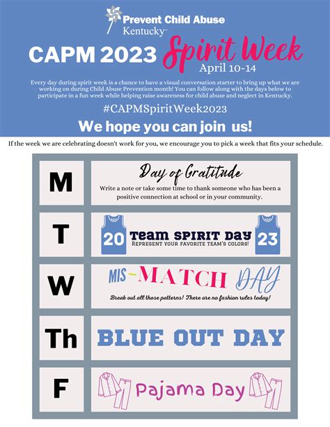 CAPM 2023 Spirit Week – PCAKY