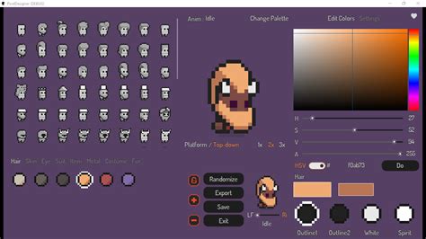 Pixel Character Creator v1.1 is ready! - Pixel Character Creator v1.1 ...