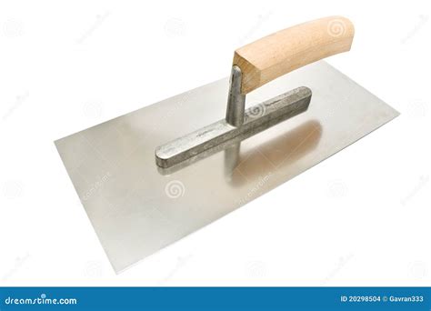 Finishing trowel stock photo. Image of horizontal, smooth - 20298504