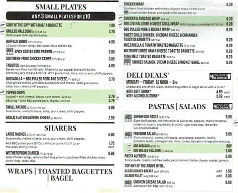 The Paramount (Wetherspoon) Menu - Zomato UK