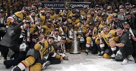 First-time NHL champions: Vegas Golden Knights secure Stanley Cup in game five - Pledge Times