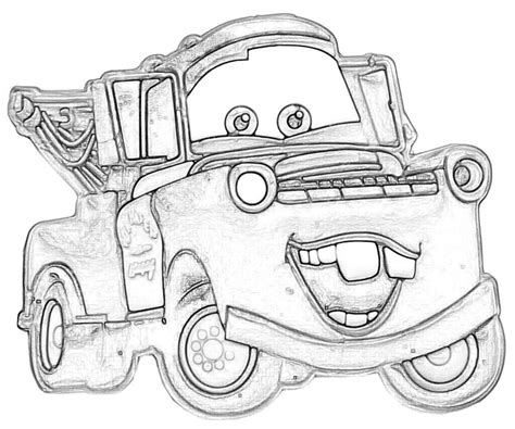 Lightning Mcqueen And Mater Coloring Pages at GetColorings.com | Free printable colorings pages ...