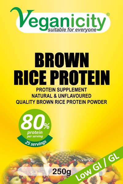 Veganicity > Proteins & Amino Acids > Brown Rice Protein Powder (80%)