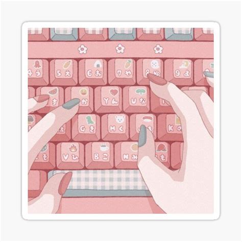 Anime Laptop Key Stickers : ï¾Ÿ ï¾Ÿ ï¾Ÿ Kawaii Room Otaku Room Keyboard Stickers : Hp elitebook ...