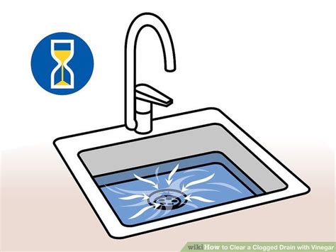 How to Clear a Clogged Drain with Vinegar: 10 Steps | Clogged drain, Drain, Unclog shower drains