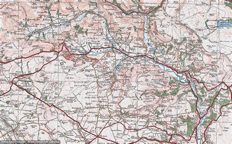 Historic Ordnance Survey Map of Bradwell, 1923