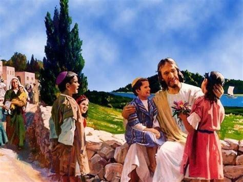 HABITANDO AL ABRIGO DEL ALTISIMO: ( Jesús bendice a los niños )