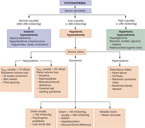 Hyponatremia Flow Chart