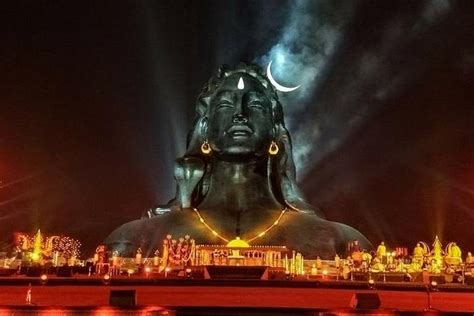 Adiyogi Shiva Statue At Night Frequently asked questions about adiyogi shiva