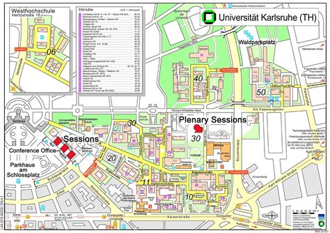 Karlsruhe University Campus Map - Karlsruhe Germany • mappery