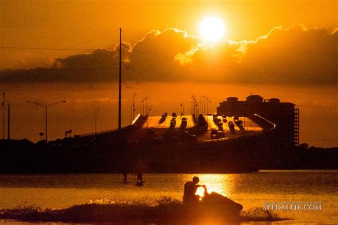 Sunset over the Hathaway Bridge Photograph by Joe Spedale jr | Fine Art ...