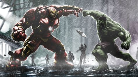 Iron Man 4k Wallpaper New 41 Hulk Vs Hulkbuster Fight #wallpaper # ...