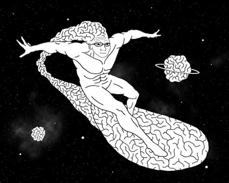 Wojak Big Brain Silver Surfer Wojak - Wojak Feels Guy | OpenSea