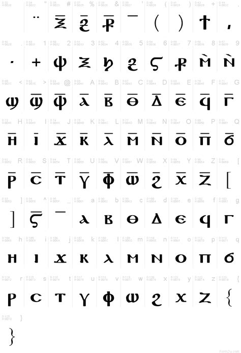 Coptic Normal font | Fonts2u.com