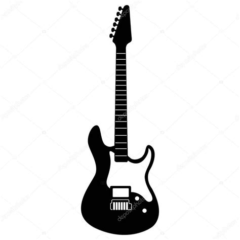 guitar silhouette vector – Ericvisser