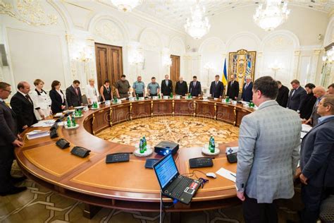 National Security and Defense Council Meeting Editorial Photo - Image ...