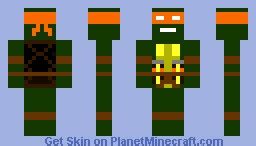 Michelangelo (TMNT) Minecraft Skin