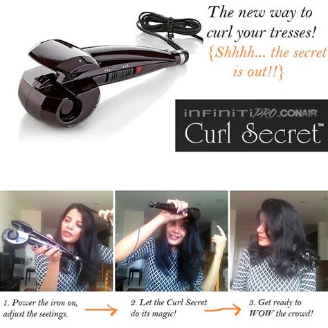 Video Tutorial: How To Curl Hair Using Conair Infiniti Pro Curl Secret Curling Iron | Curl ...