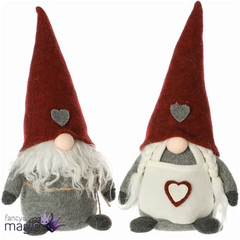 *Scandinavian Nordic Festive Christmas Gonk Gonks Mr Mrs Decoration ...