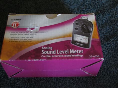 Radio Shack Analog Sound Level Meter New in Box — Polk Audio Forum