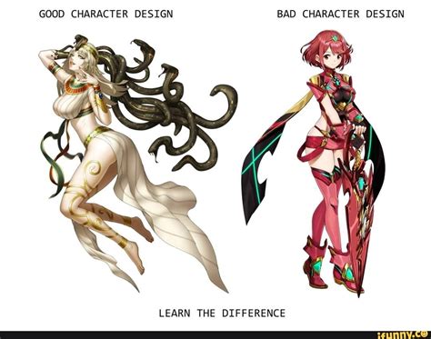 GOOD CHARACTER DESIGN BAD CHARACTER DESIGN LEARN THE DIFFERENCE - iFunny