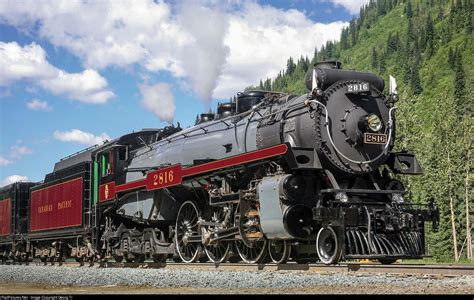 2816 Canadian Pacific Railway Steam 4-6-4 at Glacier, British Columbia, Canada by Georg Trüb # ...