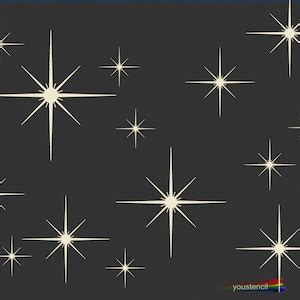 Star Stencil, for Walls, Furniture and Art. Night Stars ST121 - Etsy