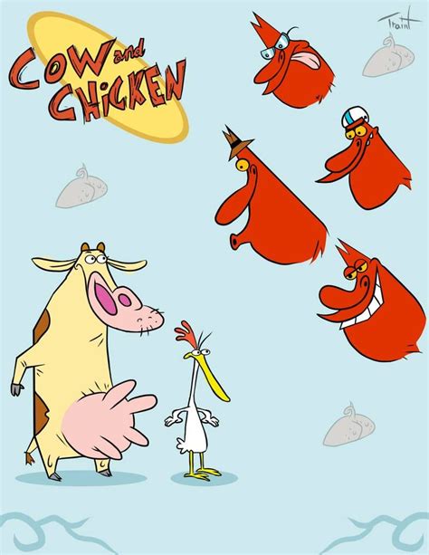 cow and chicken by https://www.deviantart.com/train8 on @DeviantArt | Old cartoon network ...