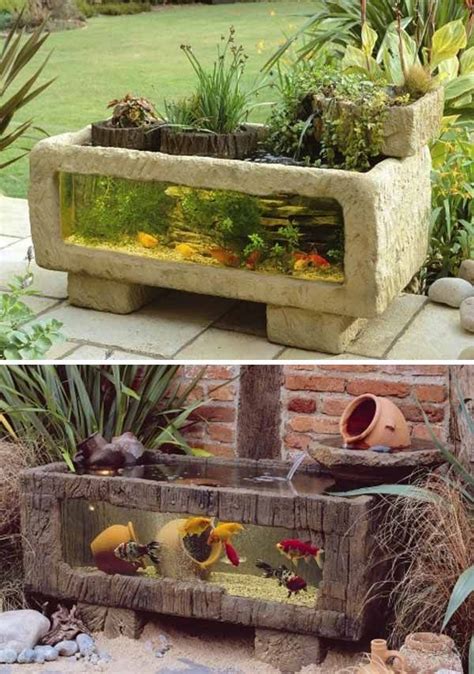 21+ Small Garden Backyard Aquariums Ideas That Will Beautify Your Green ...