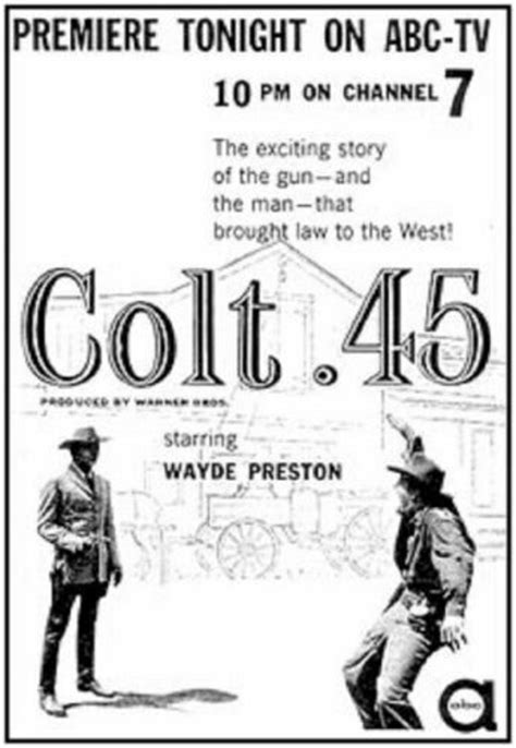 Colt .45 Tv Series 1957 52 Episodes Very Rare Western ON - Etsy