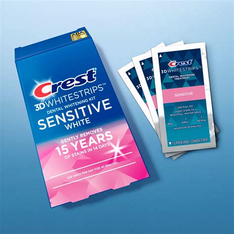 Crest 3D Whitestrips Sensitive White Full-box sealed - Crestwhite.com