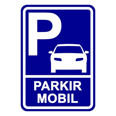 Plang Parkir Mobil - Homecare24