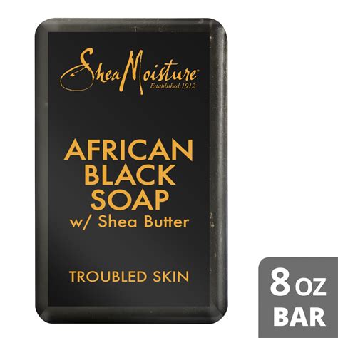 SheaMoisture Bar Soap African Black Soap 8 oz - Walmart.com