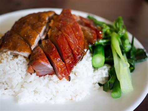 BBQ pork and roast duck with rice (AU$14) | Our first meal i… | Flickr